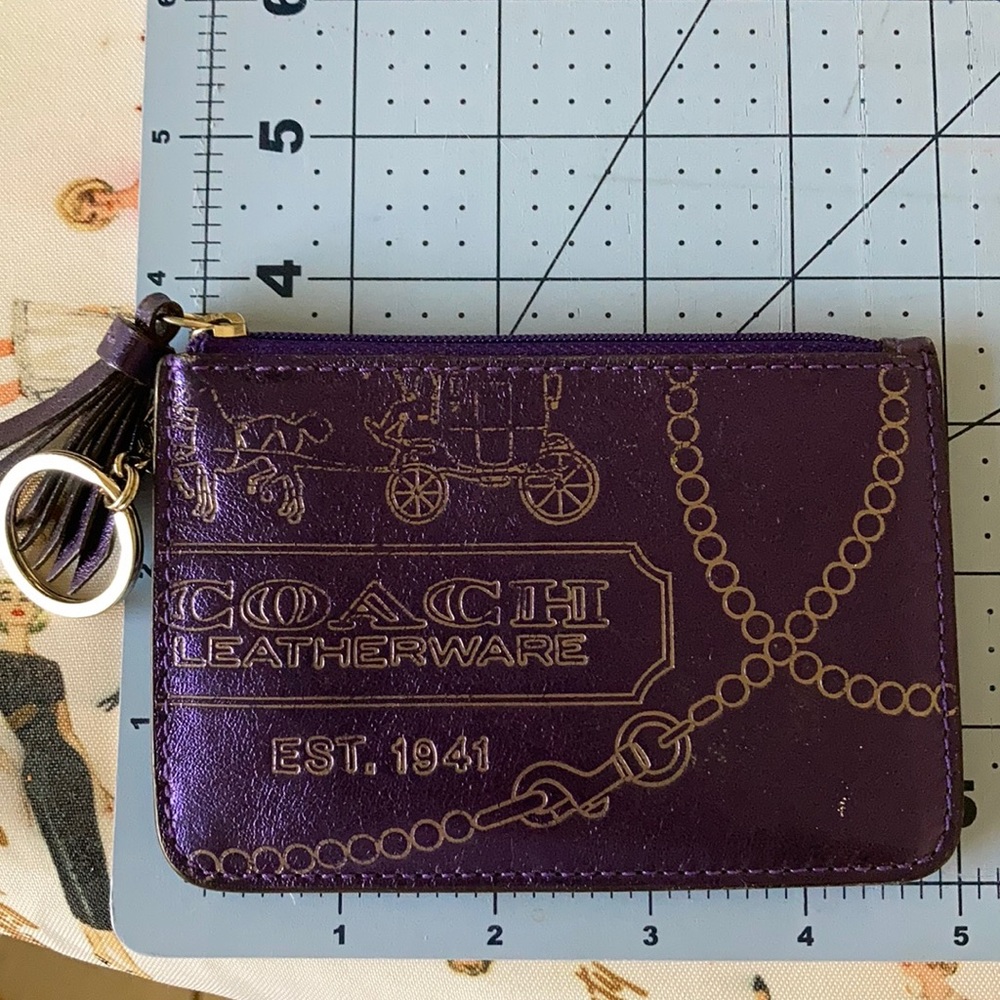Coach Zippered Coin Purse